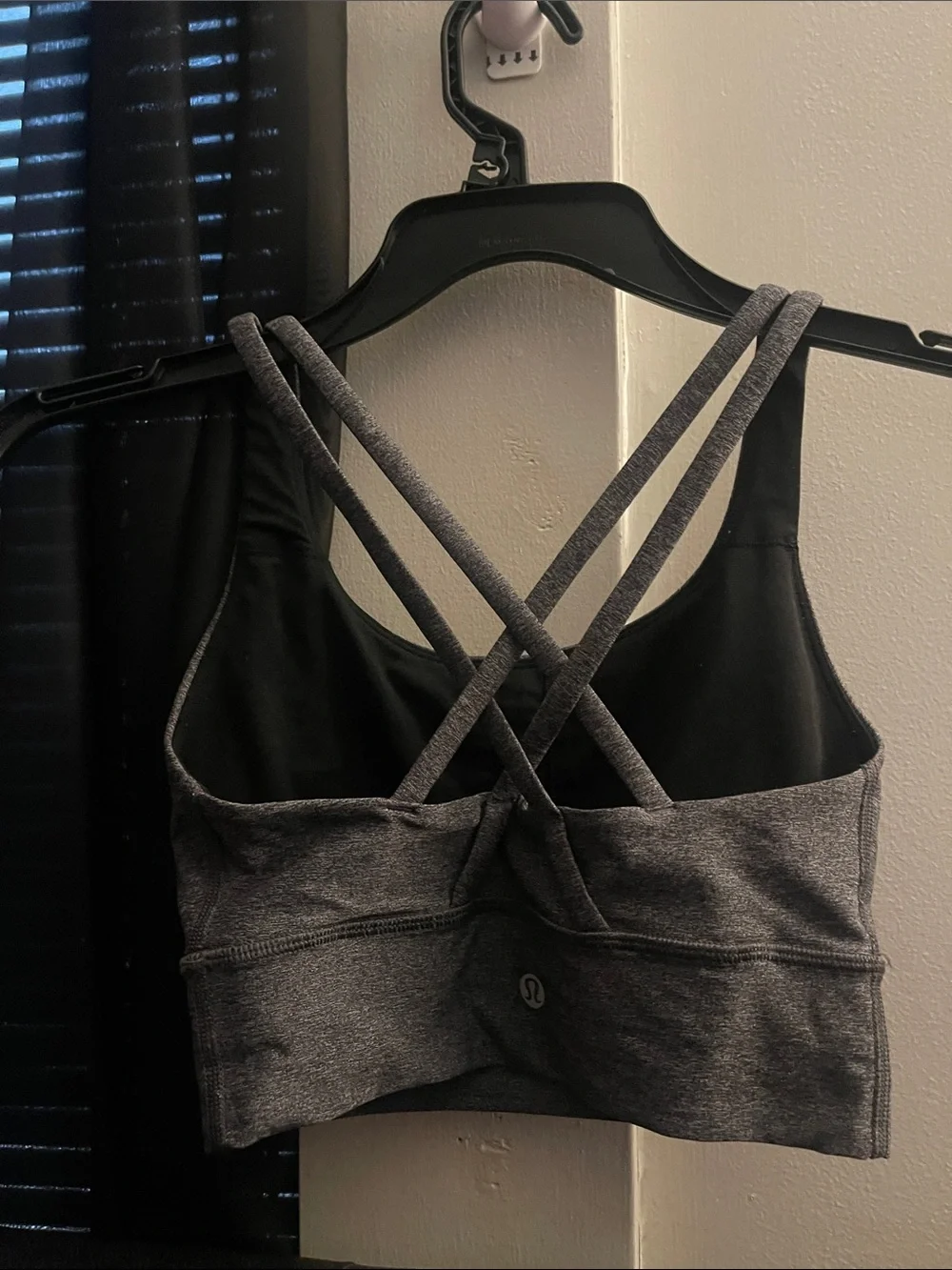 Lululemon Women’s Energy Bra *Long Line Heathered Black Size 2 NWOT